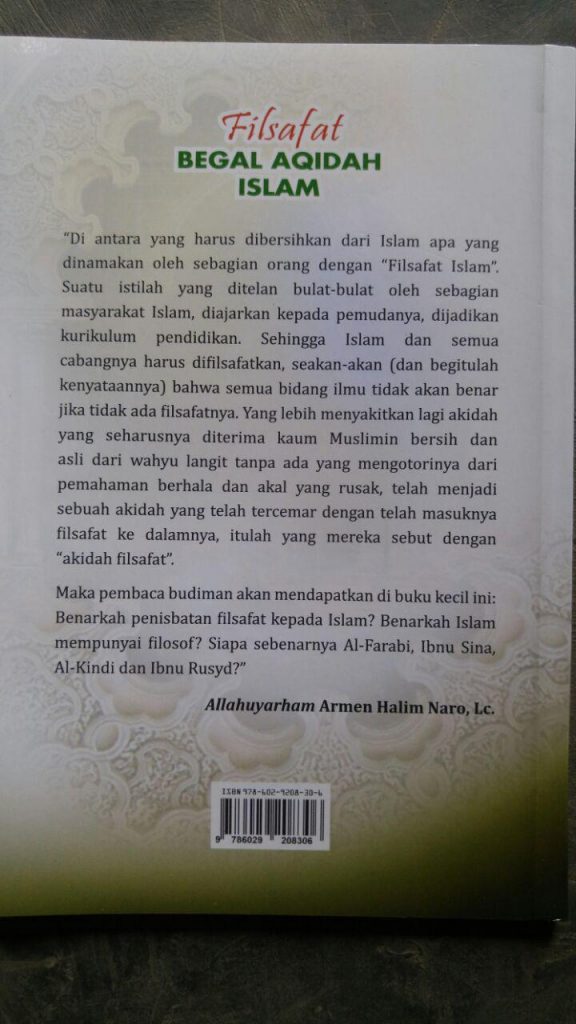 Buku Filsafat Begal Akidah Islam cover 2