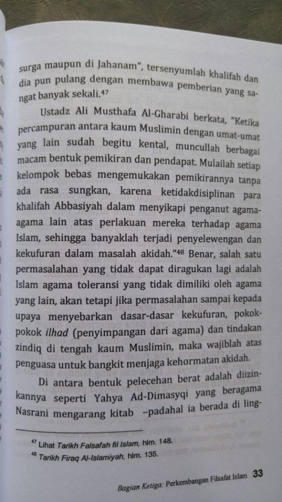 Buku Filsafat Begal Akidah Islam isi 2