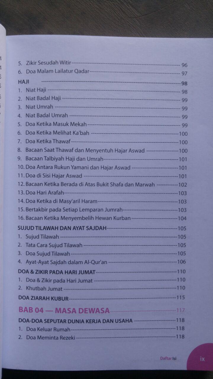Buku  Hafalan Penting Sehari-Hari Dari Lahir Sampai Mati isi 2