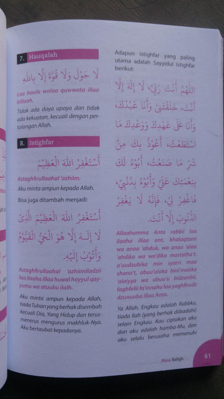 Buku  Hafalan Penting Sehari-Hari Dari Lahir Sampai Mati isi