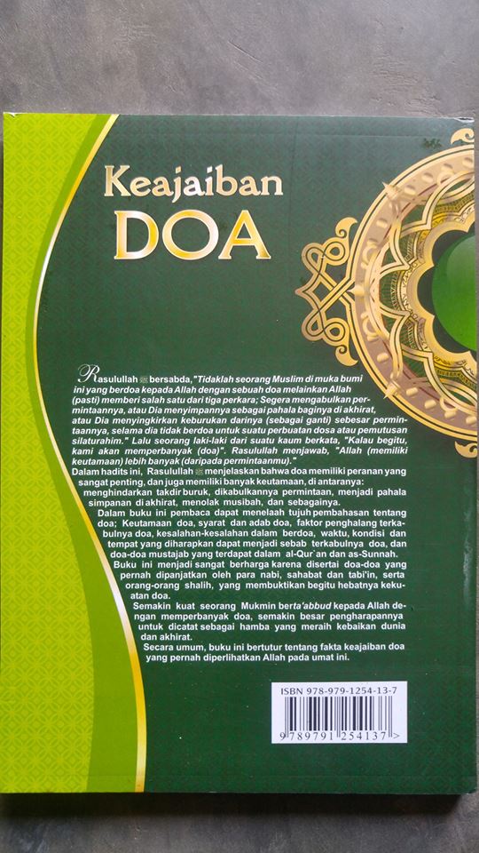 Buku Keajaiban Doa Mengungkap fakta Keampuhan Doa cover 2