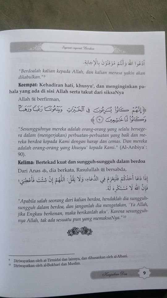 Buku Keajaiban Doa Mengungkap fakta Keampuhan Doa isi