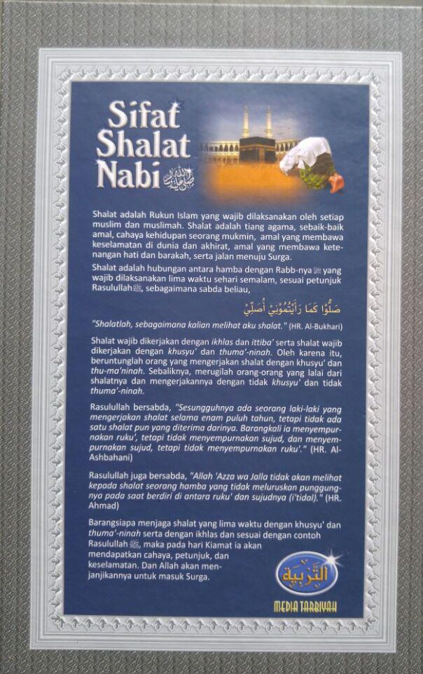 Buku Kompilasi 3 Ulama Besar Sifat Shalat Nabi cover 2