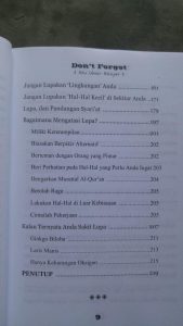 Buku Laa Tansa Don't Forget isi