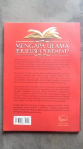 Buku Mengapa Ulama Berselisih Pendapat cover 2