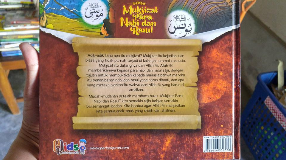 Buku Anak Mukjizat Para Nabi Dan Rasul cover 2