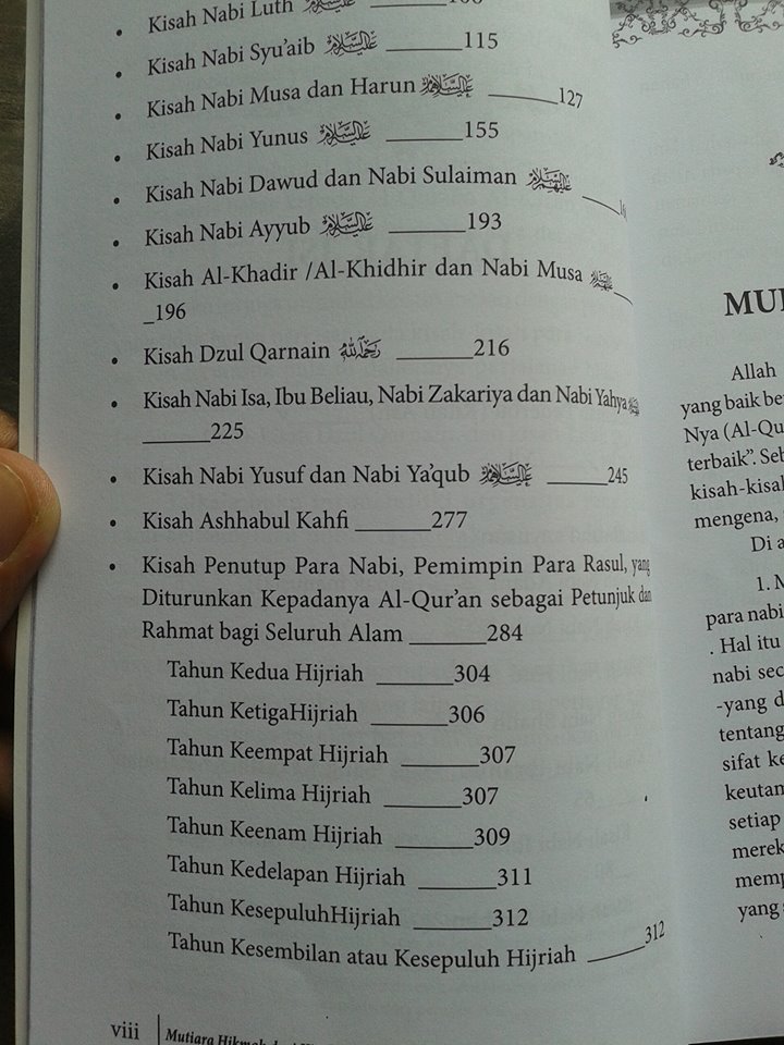Buku Mutiara Hikmah Dari Kisah Para Nabi isi 2