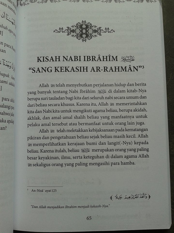 Buku Mutiara Hikmah Dari Kisah Para Nabi isi 3