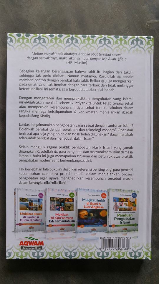 Buku Panduan Pengobatan Islami Seri Keajaiban Quran & Hadits cover 2
