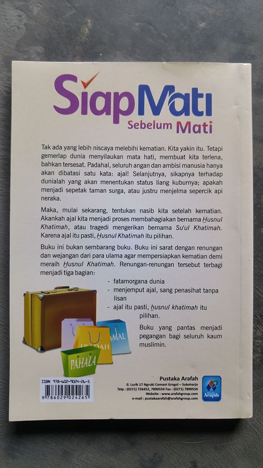 Buku Siap Mati Sebelum Mati cover 2