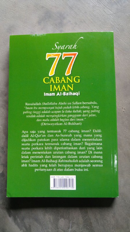 Buku Syarah 77 Cabang Iman cover 2