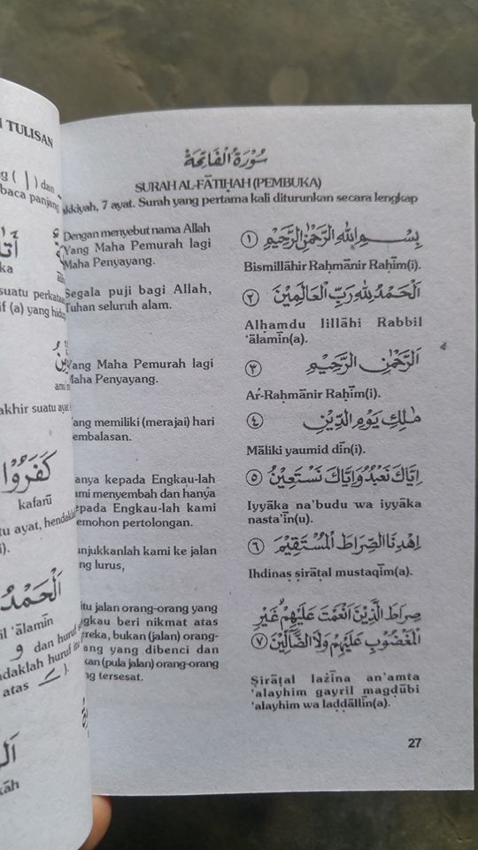 Buku Saku Terjemah Juz Amma isi