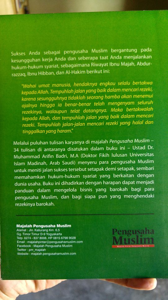 Buku Tuntunan Syariah Untuk Meraih Bisnis Dan Rezeki Barokah cover 2