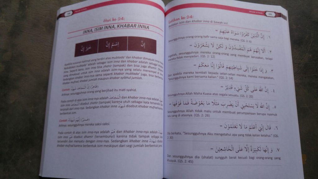 60 Hari Bisa Menerjemahkan Al-Qur'an Metode Al-Huda isi 2