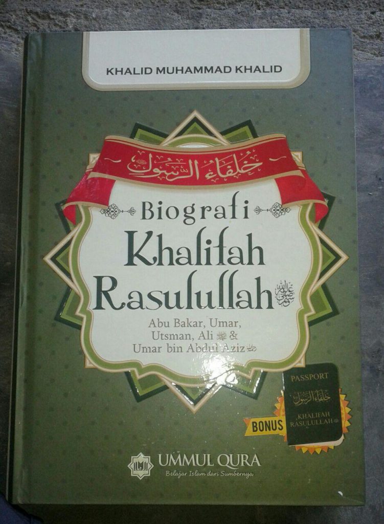 Buku Biografi Khalifah Rasulullah cover