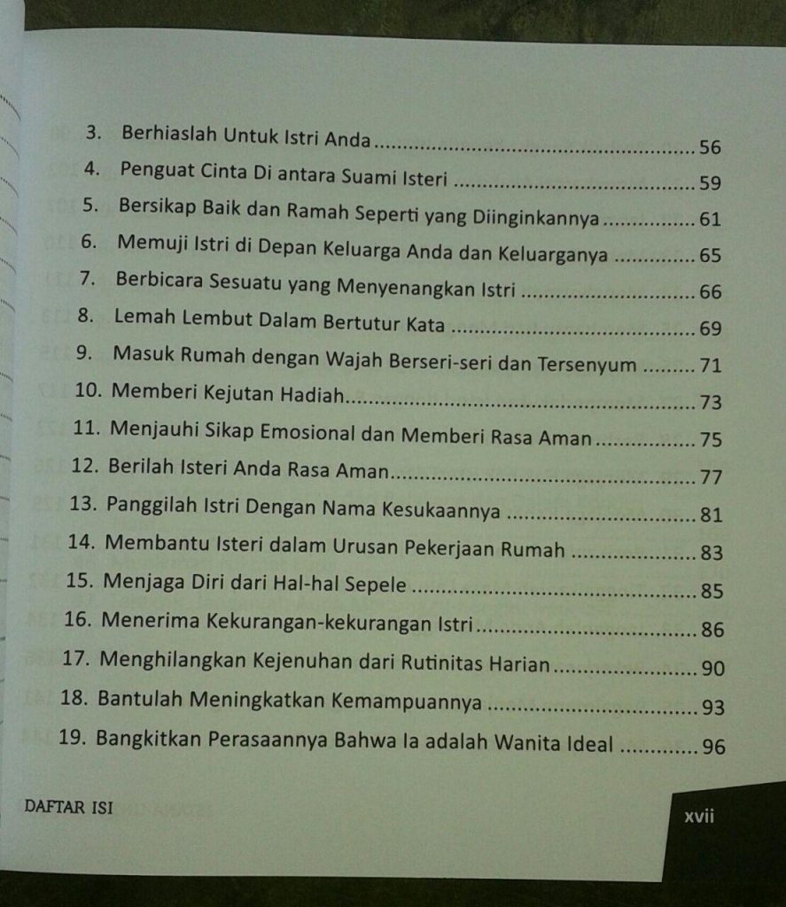 Buku Istana Untuk Istriku & 47 Nasihat Menjadi Suami Idaman isi 2