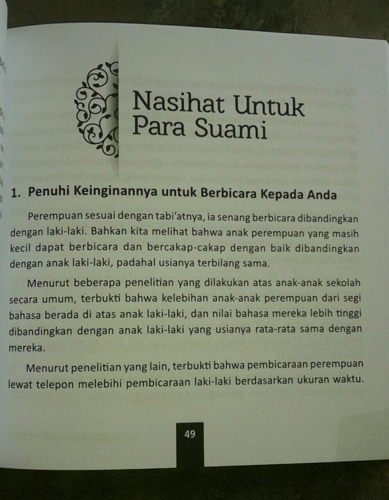 Buku Istana Untuk Istriku & 47 Nasihat Menjadi Suami Idaman isi