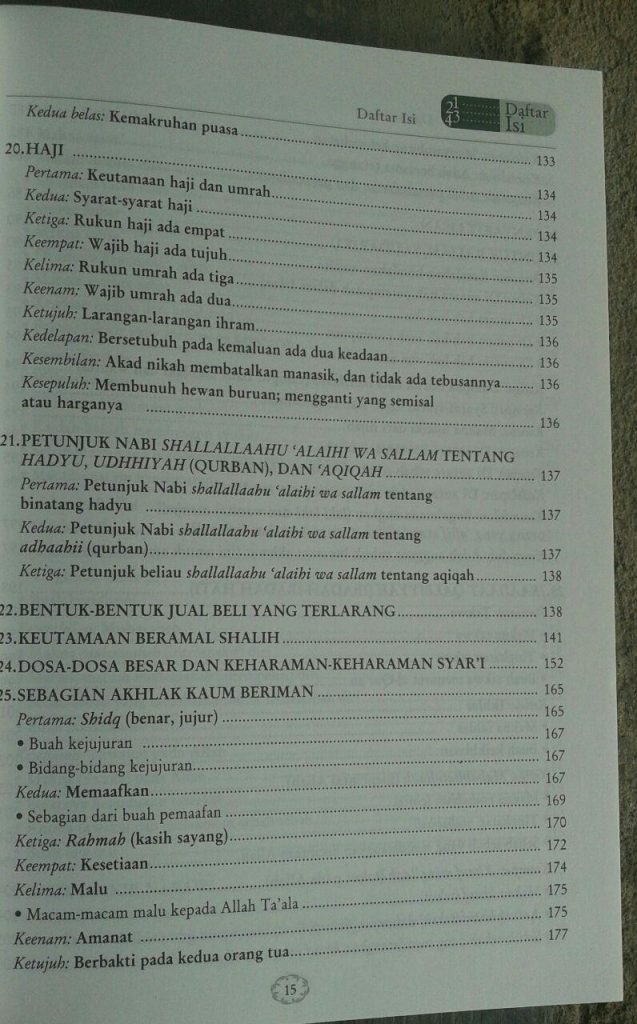 Buku Juz Amma Tafsir Singkat & Terjemah Serta 31 Bab Penting isi 5