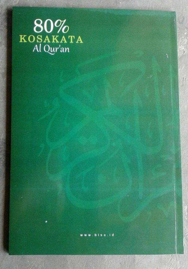 Buku Kamus Kecil 80 % Kosa Kata Al-Qur'an cover 2
