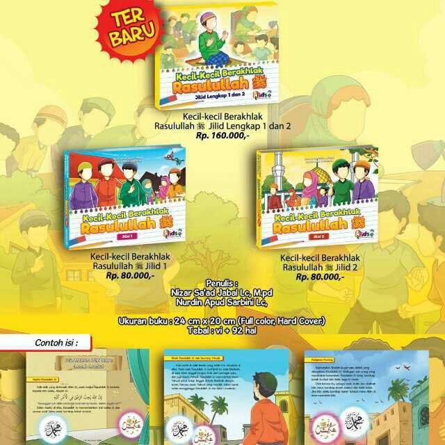 Buku Anak Kecil-Kecil Berakhlak Rasulullah isi