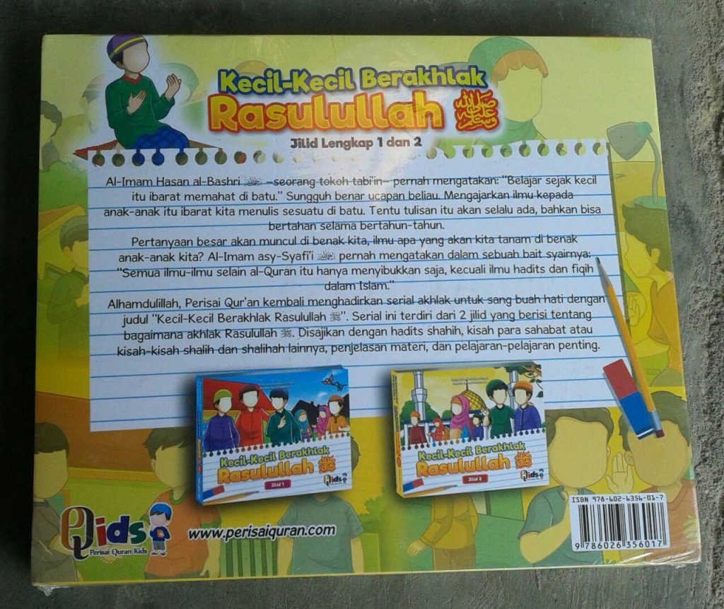 Buku Anak Kecil-Kecil Berakhlak Rasulullah cover