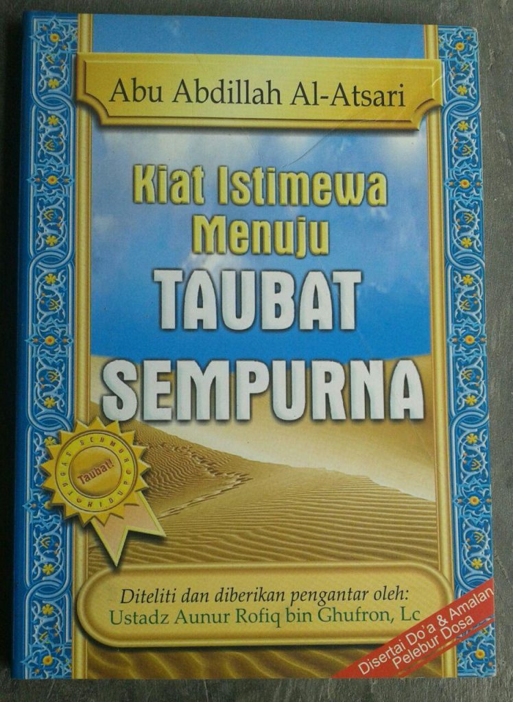 Buku Kiat Istimewa Menuju Taubat Sempurna cover 2