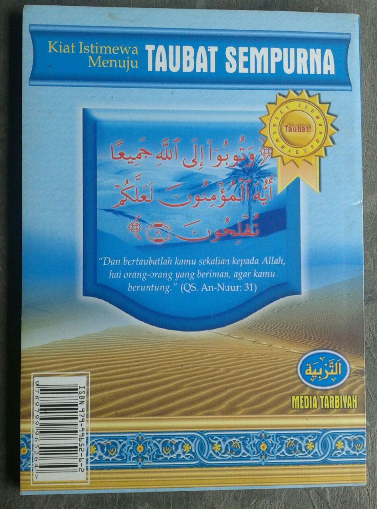 Buku Kiat Istimewa Menuju Taubat Sempurna cover