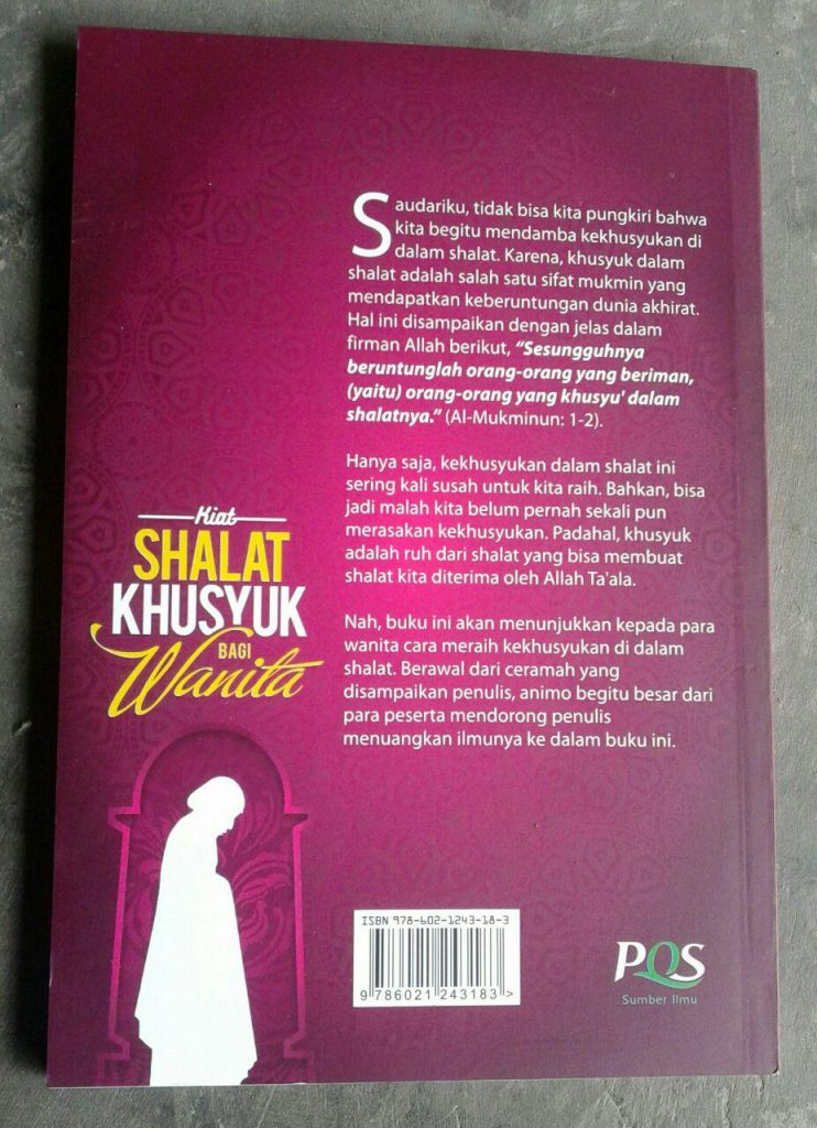 Buku Kiat Shalat Khusyuk Bagi Wanita cover