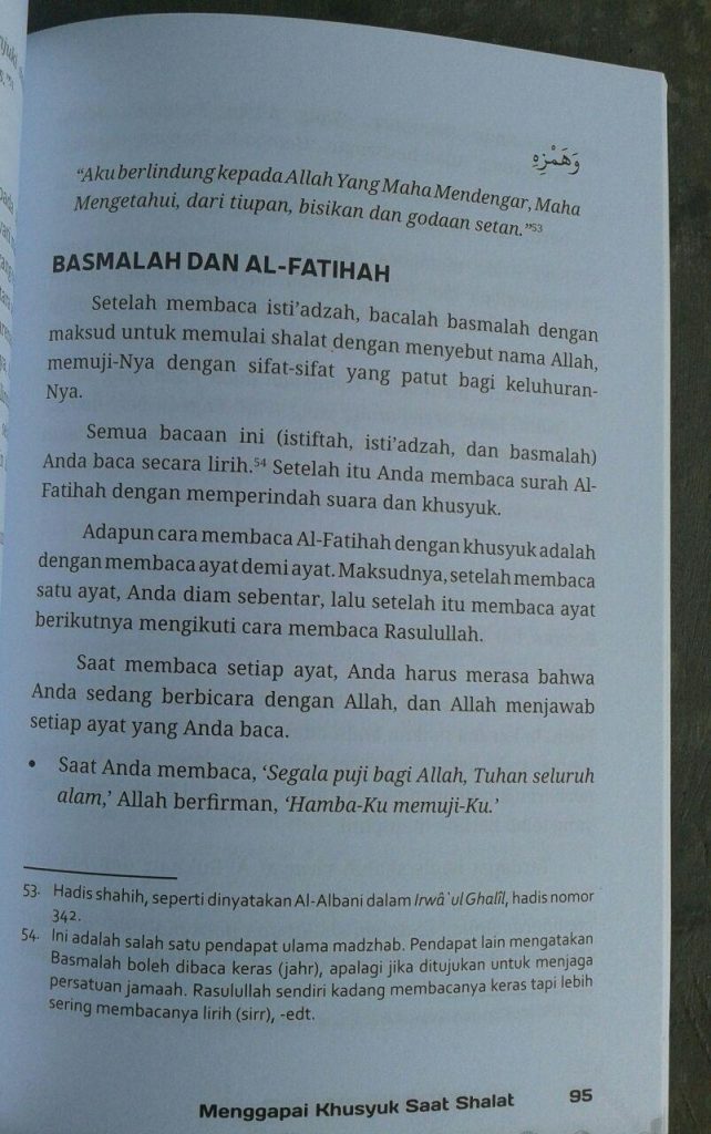 Buku Kiat Shalat Khusyuk Bagi Wanita isi 2