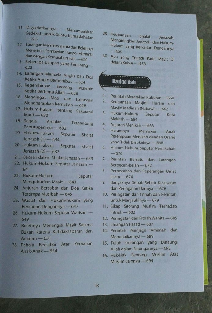 Buku Materi Pengajian Setahun isi