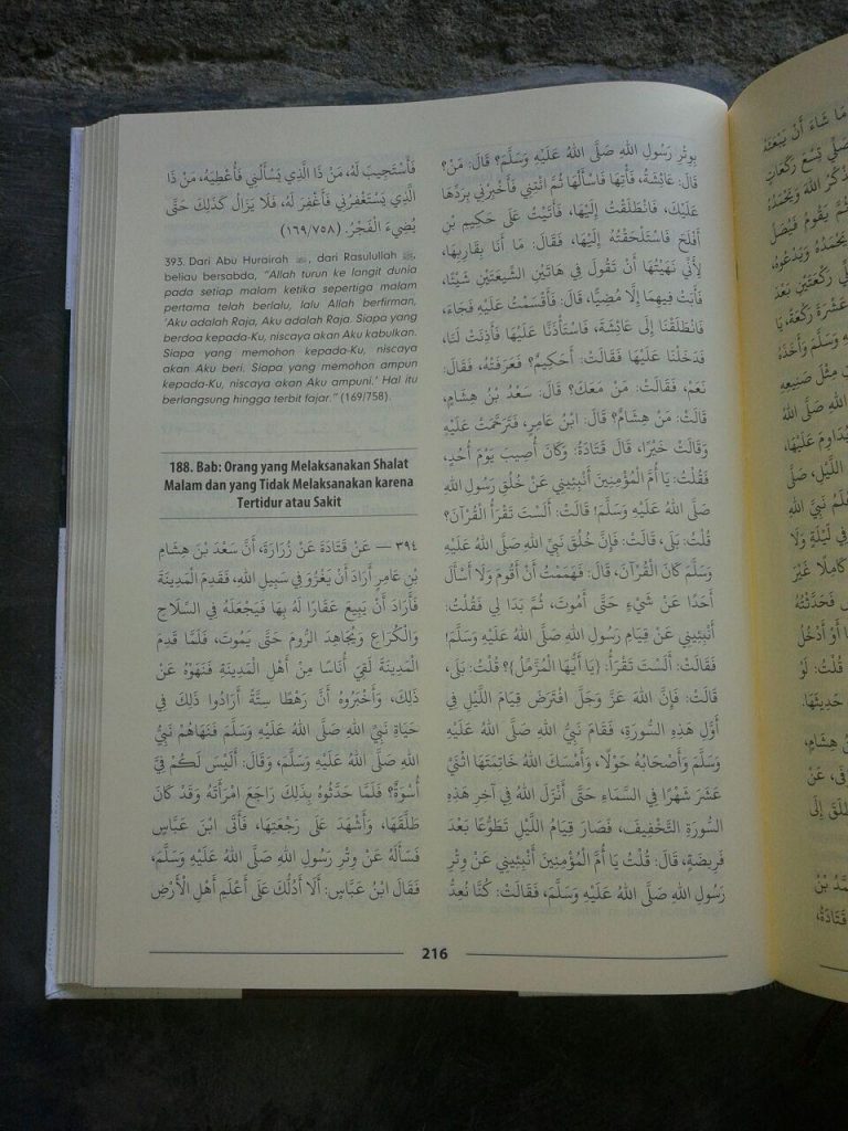 Buku Mukhtashar Shahih Muslim isi