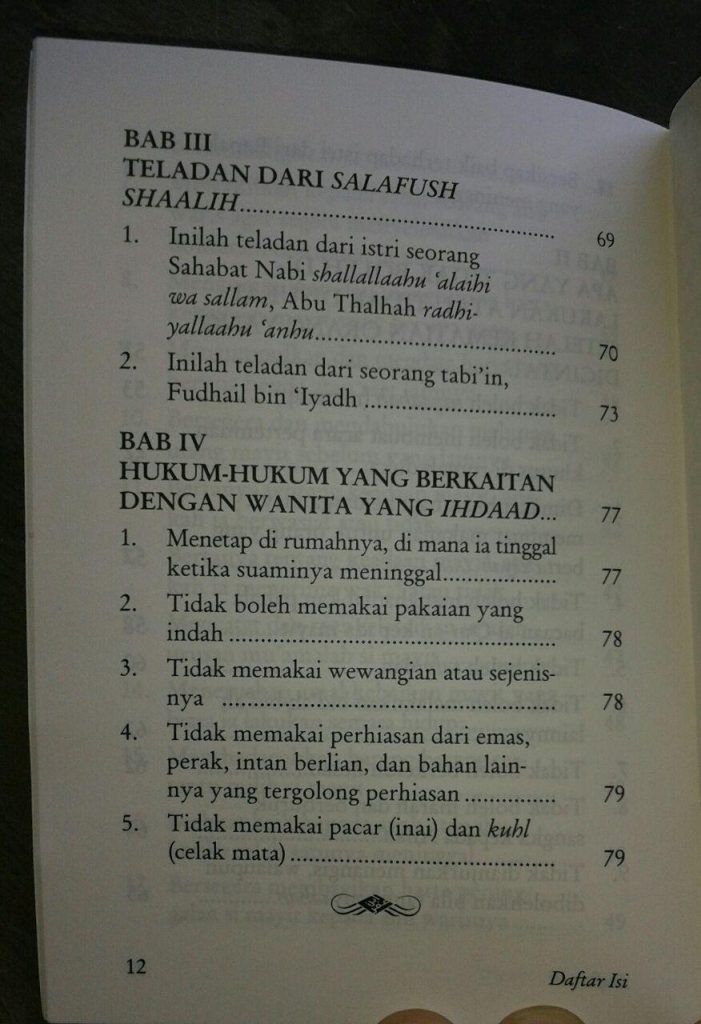 Buku Nasihat Bila Ditinggalkan Orang Yang Dicintai isi 