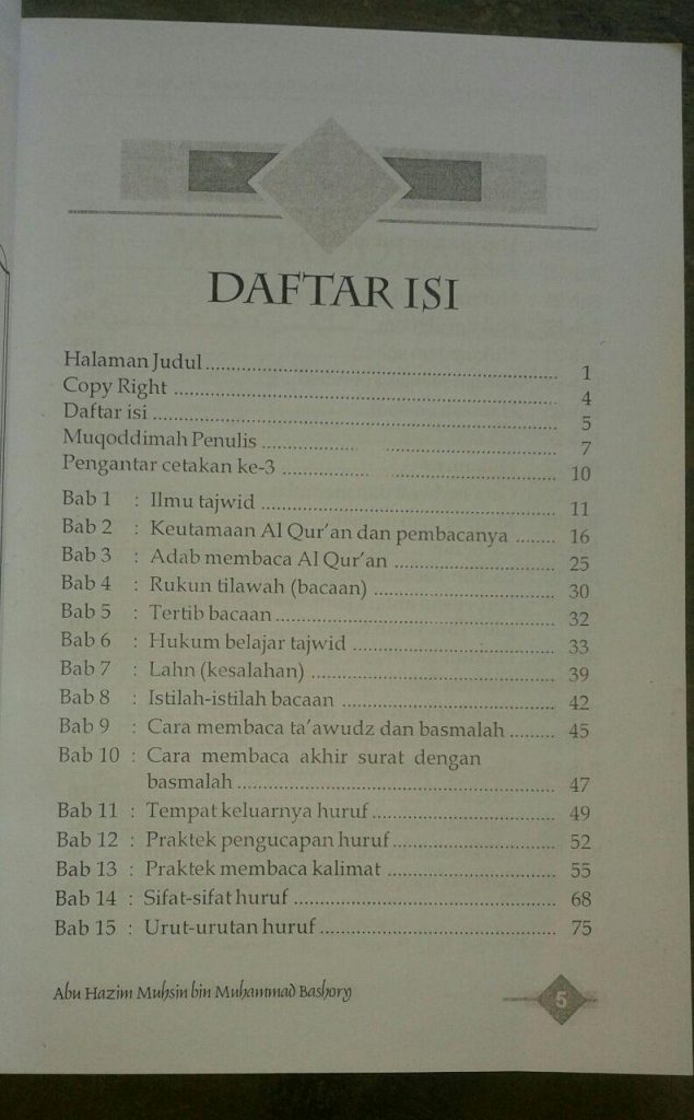 Buku Tajwid Praktis & Bid'ah-Bid'ah Seputar Al-Quran isi 2