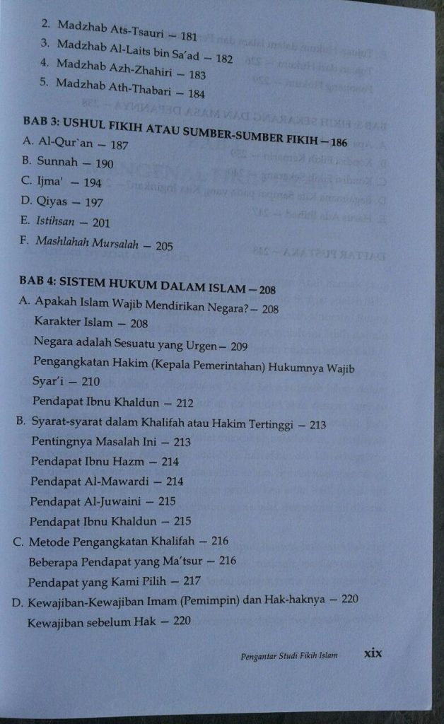 Buku Pengantar Studi Fikih Islam isi 3