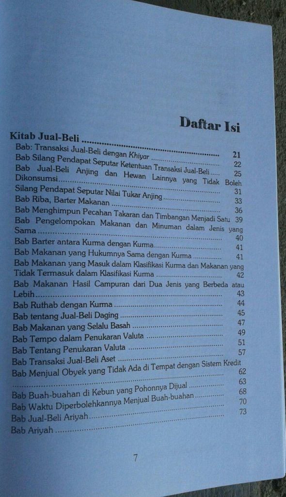 Ringkasan Al-Umm 1 Set 2 Jilid isi 3