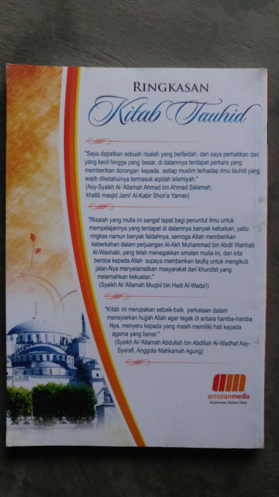 Buku Ringkasan Kitab Tauhid Rekomendasi 7 Ulama Salaf cover 2