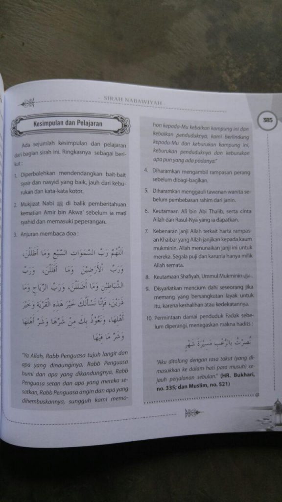 Buku Sirah Nabawiyah Versi Tadabbur isi 2