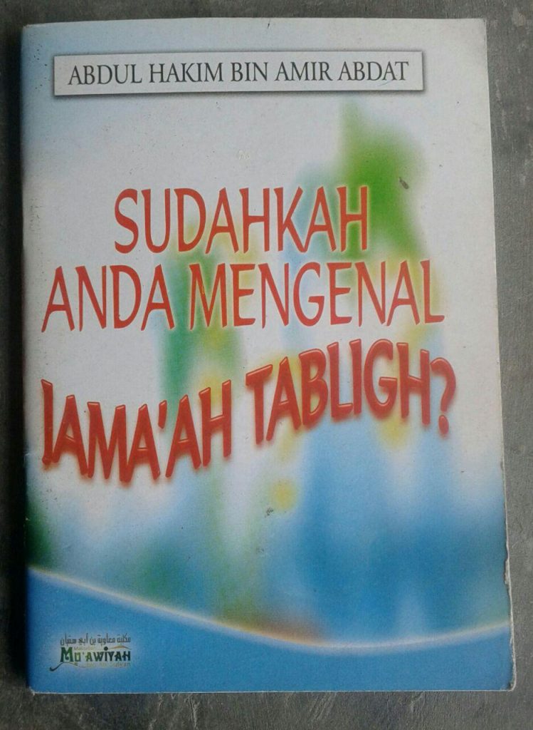 Buku Saku Sudahkah Anda Mengenal Jamaah Tabligh cover
