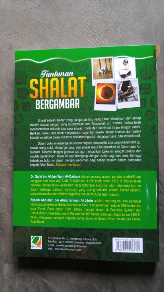 Buku Tuntunan Shalat Bergambar Tata Cara Shalat Gerhana cover 2