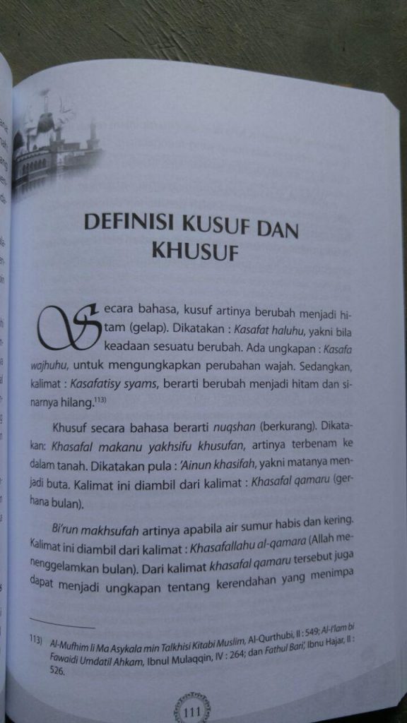 Buku Tuntunan Shalat Bergambar Tata Cara Shalat Gerhana isi