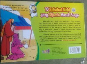 10 sahabat nabi yang dijamin masuk surga 1set 3jilid buku anak cover