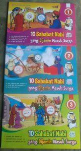10 sahabat nabi yang dijamin masuk surga 1set 3jilid buku anak cover 4