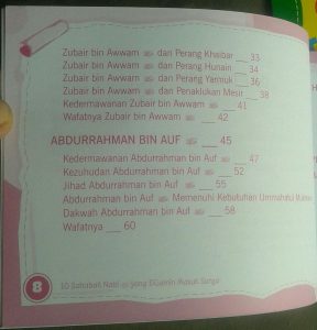 10 sahabat nabi yang dijamin masuk surga 1set 3jilid buku anak isi 3