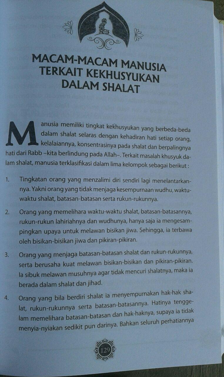 Buku Panduan Lengkap Shalat Khusyuk Menurut Qur'an & Sunnah isi 3
