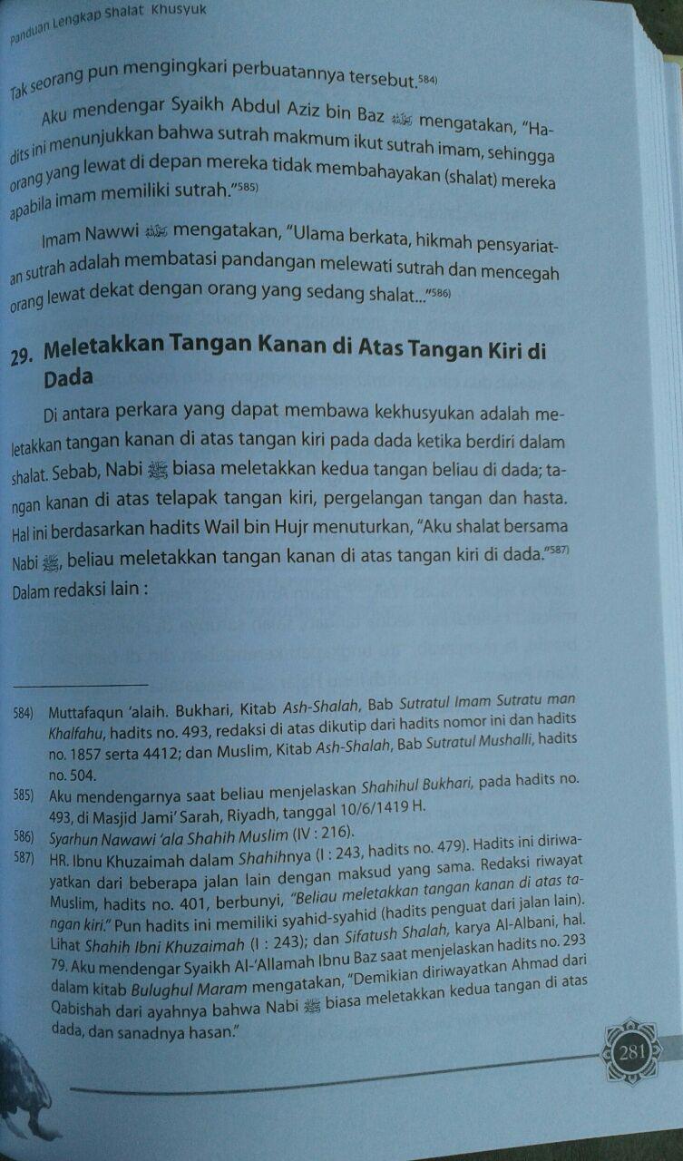 Buku Panduan Lengkap Shalat Khusyuk Menurut Qur'an & Sunnah isi 4