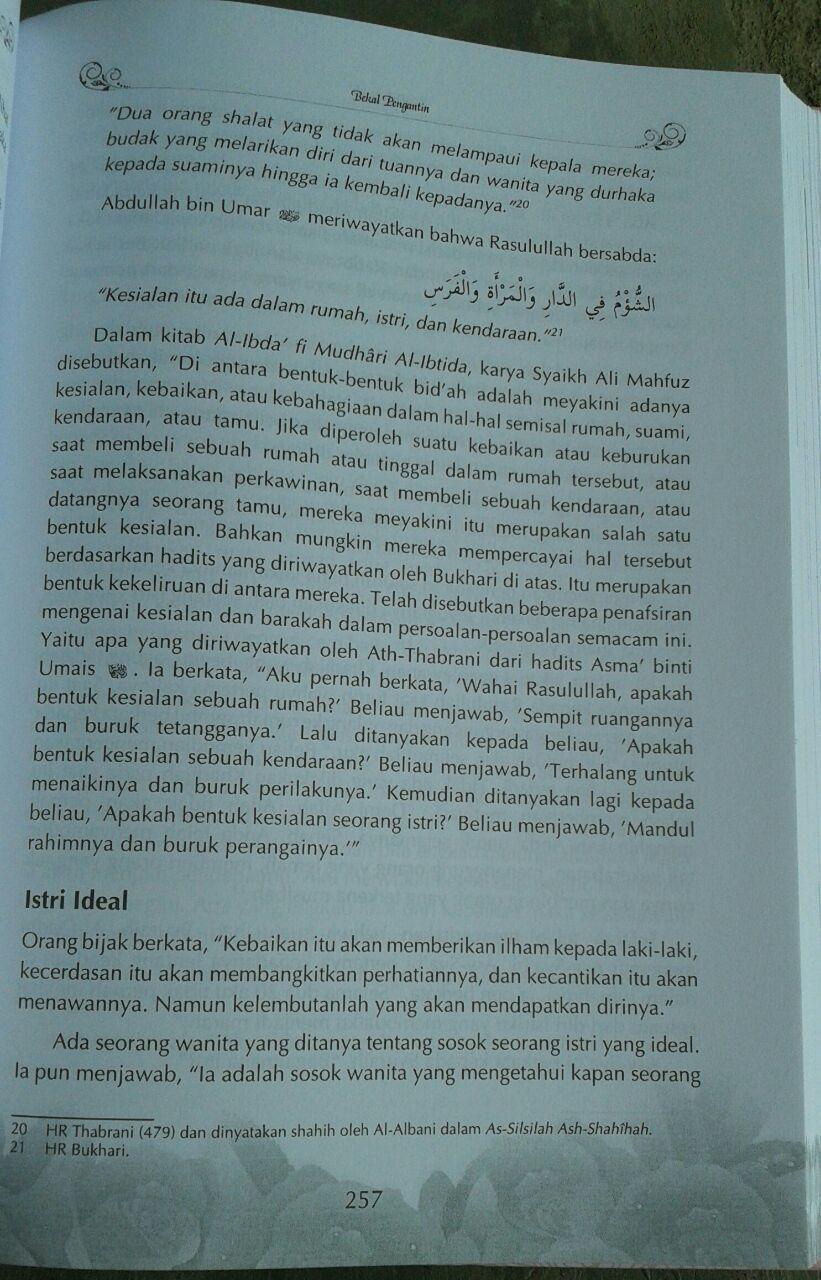 Buku Masterpiece Pernikahan Islam Bekal Pengantin isi 2