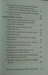Buku Meraih Berkah Dengan Shalat Berjamaah isi
