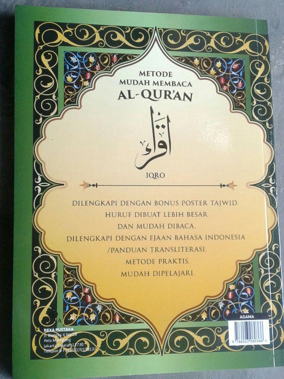 Buku Metode Mudah Membaca Al-Qur'an Iqro cover