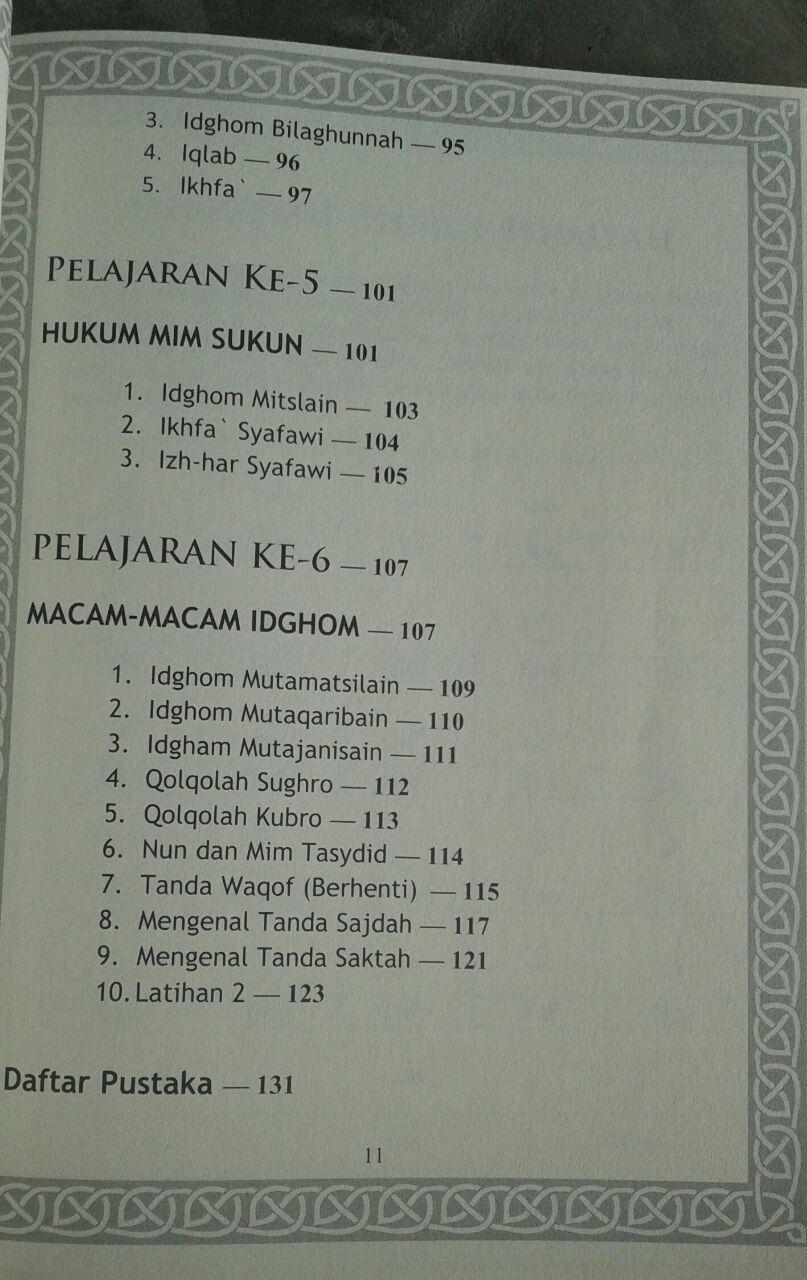 Buku Metode Mudah Membaca Al-Qur'an Iqro isi 2