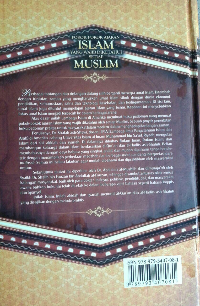 Buku Pokok Pokok Ajaran Islam Yang Wajib Diketahui Muslim cover